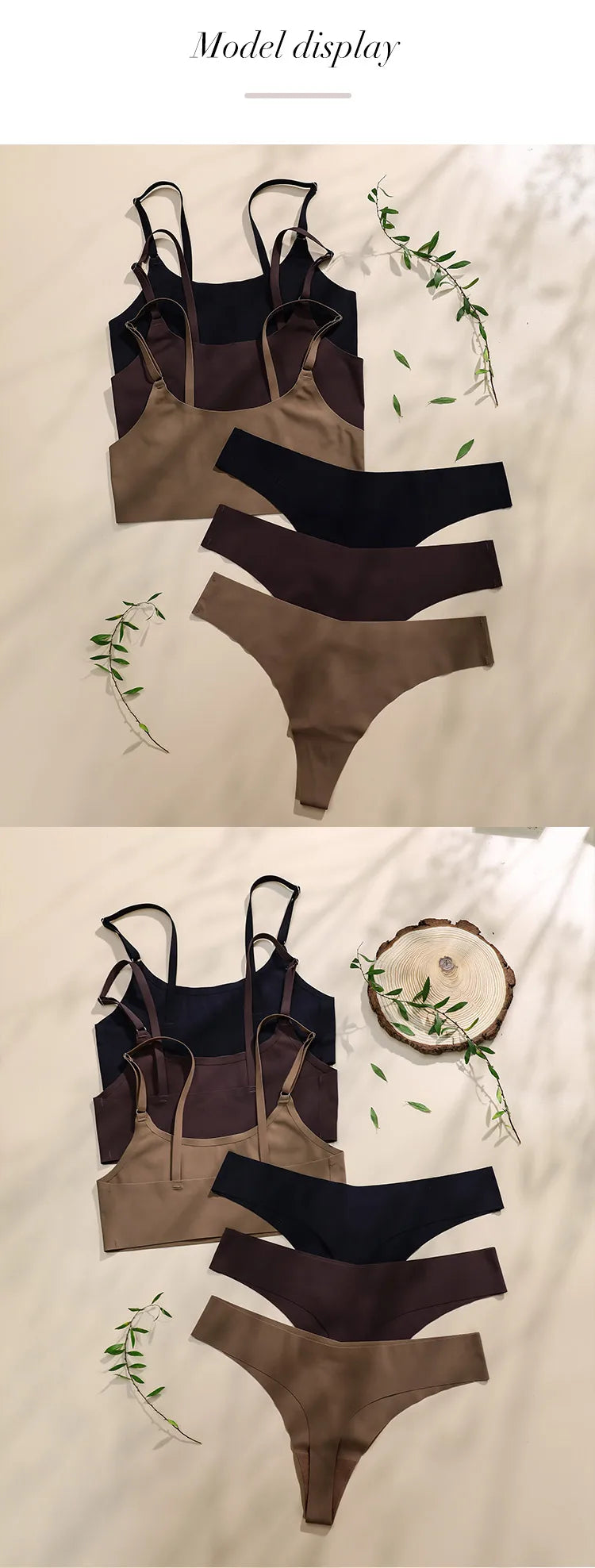 3 Seamless Lingerie Sets in One Smart Kit