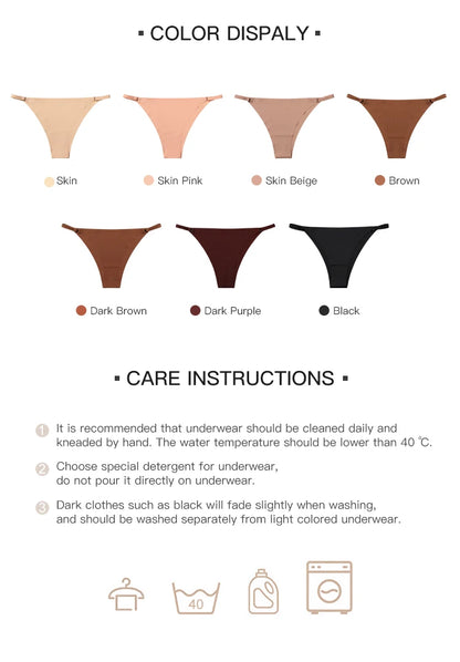 7-Pack Seamless Panties – Ultra Soft & Invisible Fit