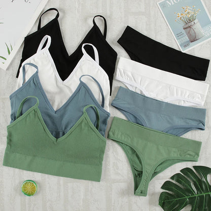 Premium Seamless Bra & Thong Bundle – Comfort meets Elegance