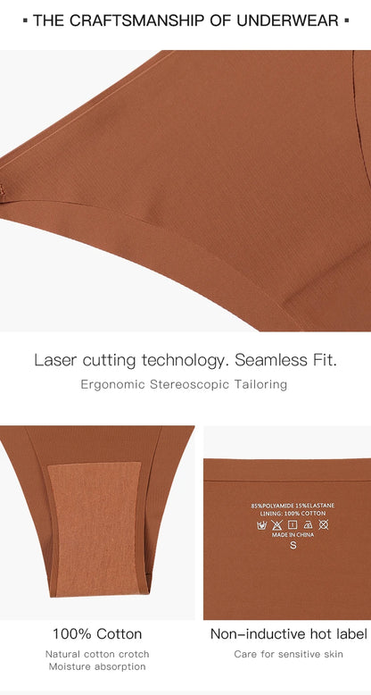7-Pack Seamless Panties – Ultra Soft & Invisible Fit