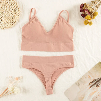 Premium Seamless Bra & Thong Bundle – Comfort meets Elegance