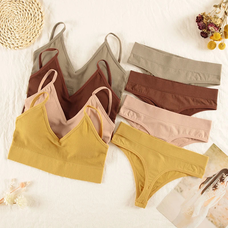 Premium Seamless Bra & Thong Bundle – Comfort meets Elegance