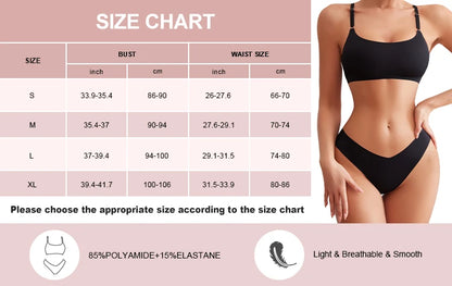 3 Seamless Lingerie Sets in One Smart Kit