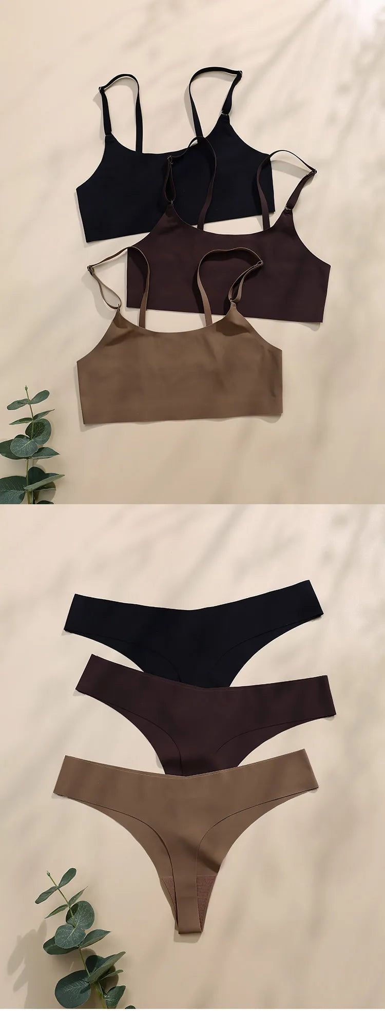 3 Seamless Lingerie Sets in One Smart Kit