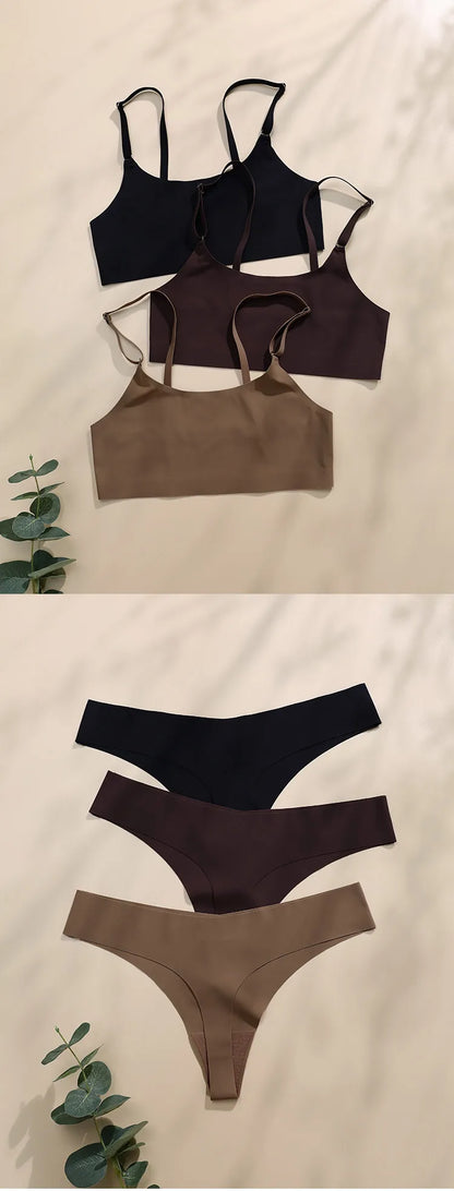 3 Seamless Lingerie Sets in One Smart Kit